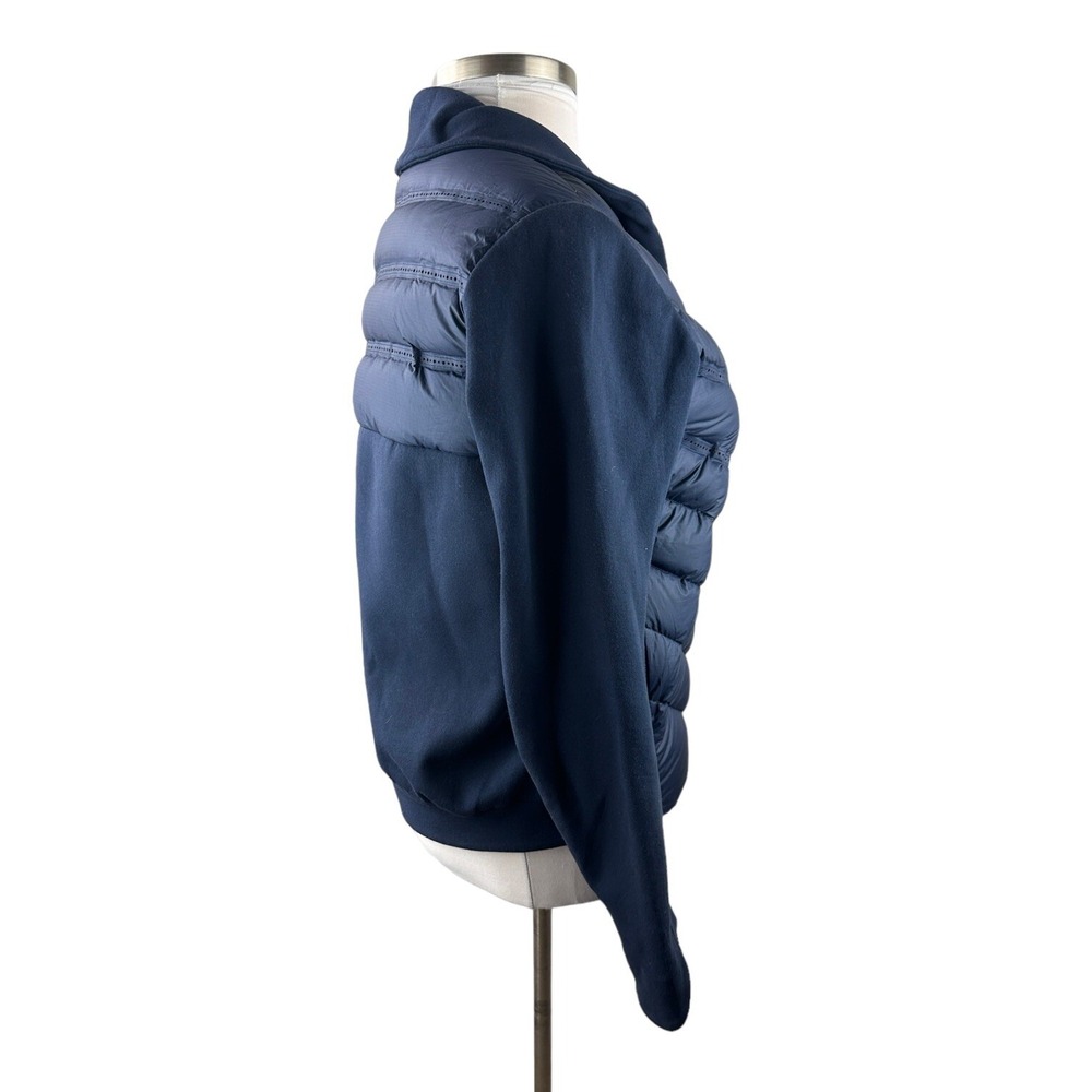 NIKE Tech Fleece Puffer Aeroloft Bomber Jacket Navy Goose Down 804982-423 Large - Picture 5 of 15